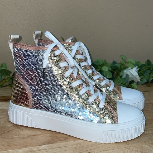 MICHAEL Michael Kors Gertie High Top Sneakers - Picture 6 of 6